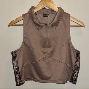 Gymshark Revival Zip Up Crop Top Women’s Size Medium